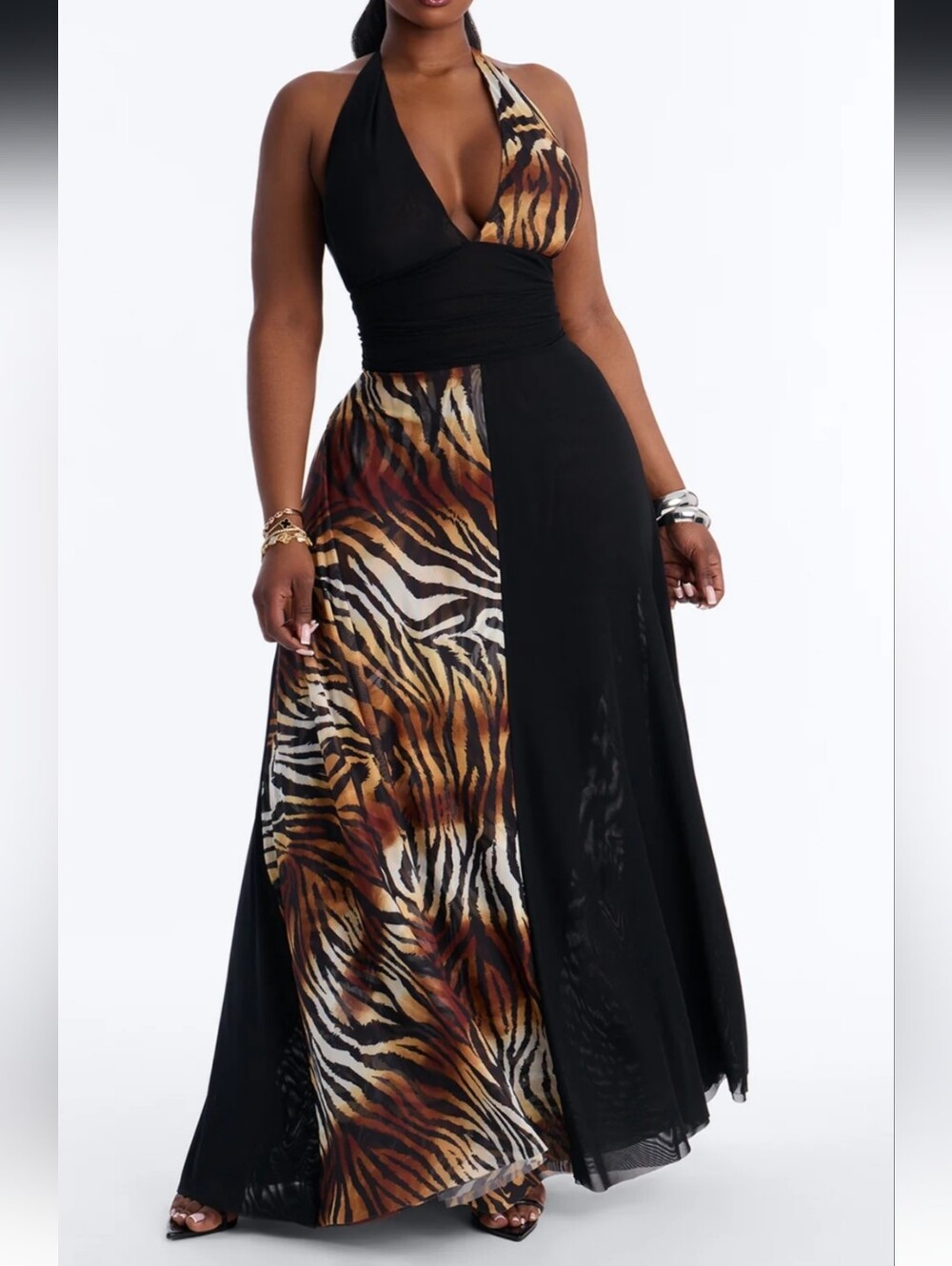 Animal Print Maxi Dress